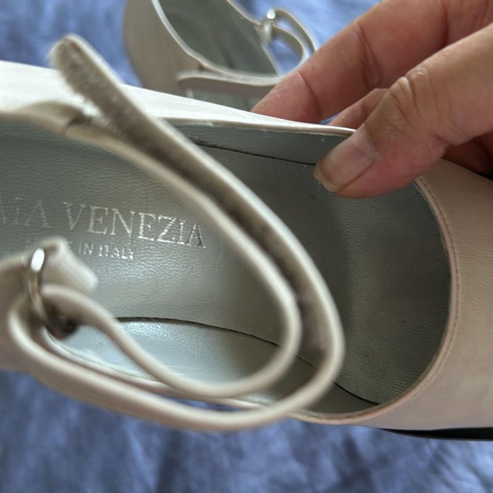 Vintage Mima Valencia Italian Leather Wedges 36 - Picture 6 of 8